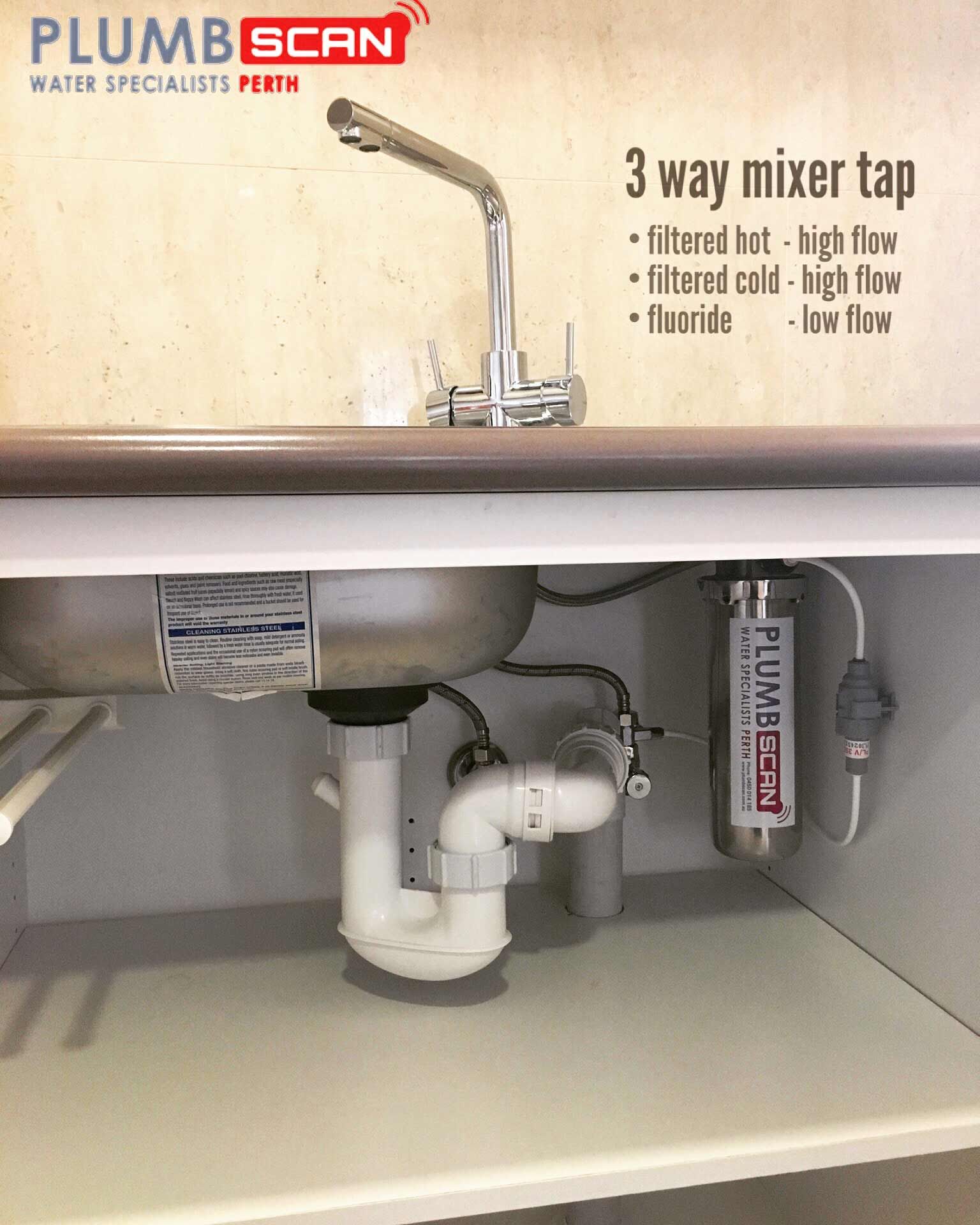Fluoride Under Kitchen Bench Filter